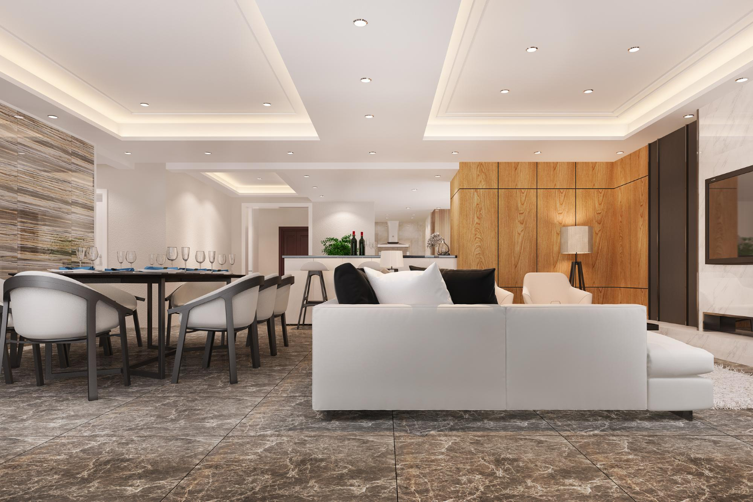Solados de suelo resistentes y bien nivelados